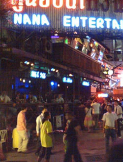 Nana and Soi Cowboy in Bangkok are home to many Go Go bars. These Go Go bars are known to be at the heart of Thai prostitution but are legal under Thai law.