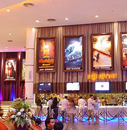 Siam Paragon cinema complex in Bangkok is worth a visit. Thailand offers western convenience with a unique approach to everything.