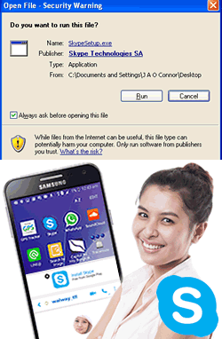 Download Skype here and load on your computer or device to use Skype to find Thai Love in Thailand